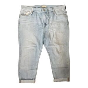 MADEWELL THE PERFECT VINTAGE JEAN ANKLE STRAIGHT Tapered Stretch sz 36